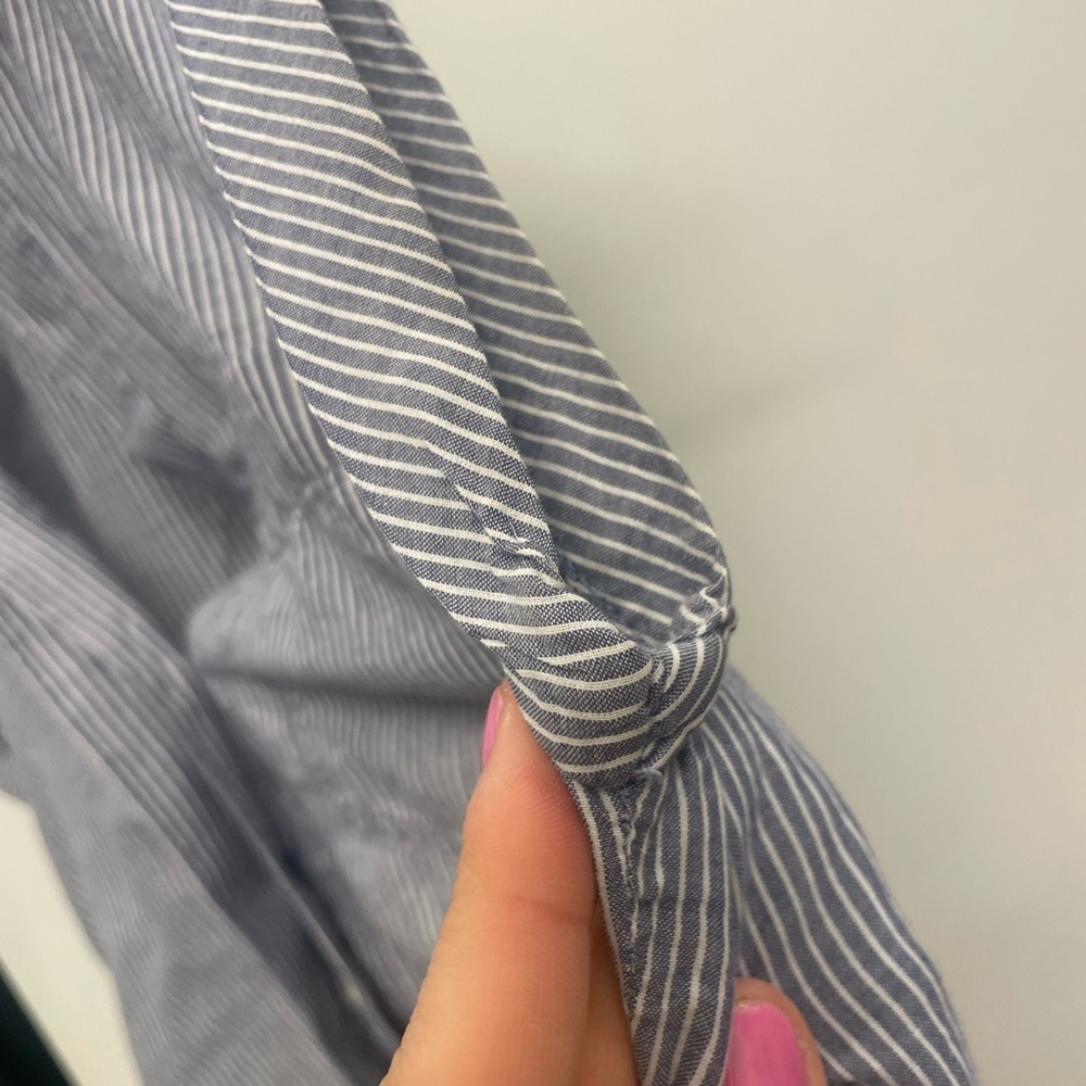 Sam Edelman Blue Striped Sleeveless Top - Picture 6 of 8